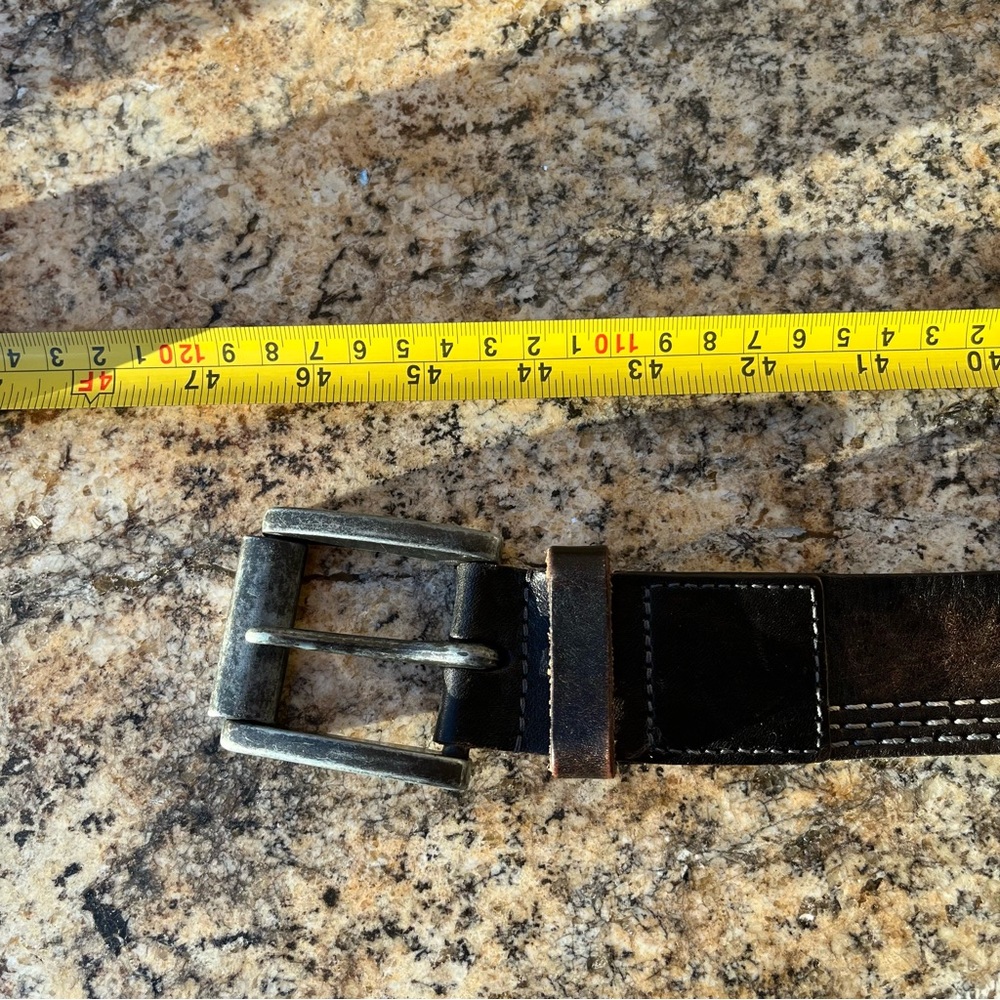 Bundle of 5 Men’s Leather Belts – Mixed Styles – Casual & Western - Picture 13 of 14